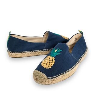 Vera Bradley | RARE ✨ | Pineapple 🍍 Embroidered Slip-on Espadrilles | Size 7